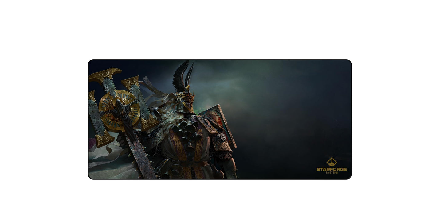 Starforge - Lumerius - Path of Exile 2 Gaming Desk Mat – Large Extended Mouse & Keyboard Pad