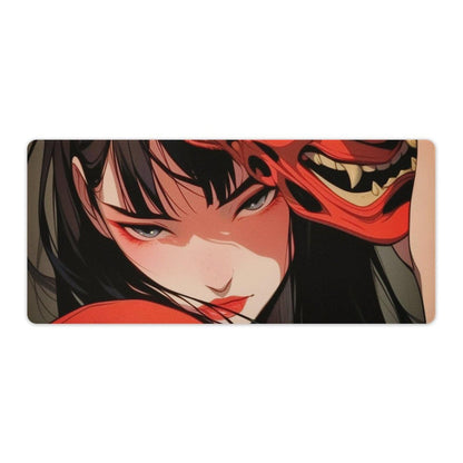 Japanese Fantasy Female Samurai Anime Girl Desk Mat