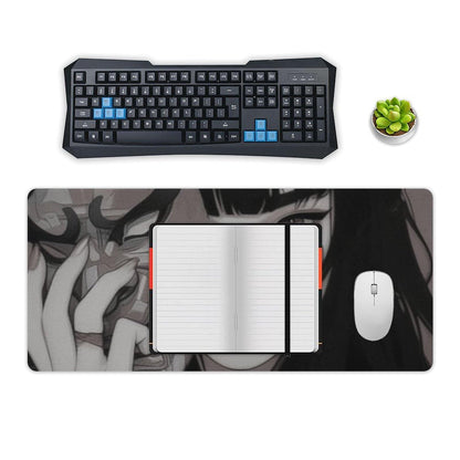 Japanese Fantasy Female Samurai Anime Girl Desk Mat