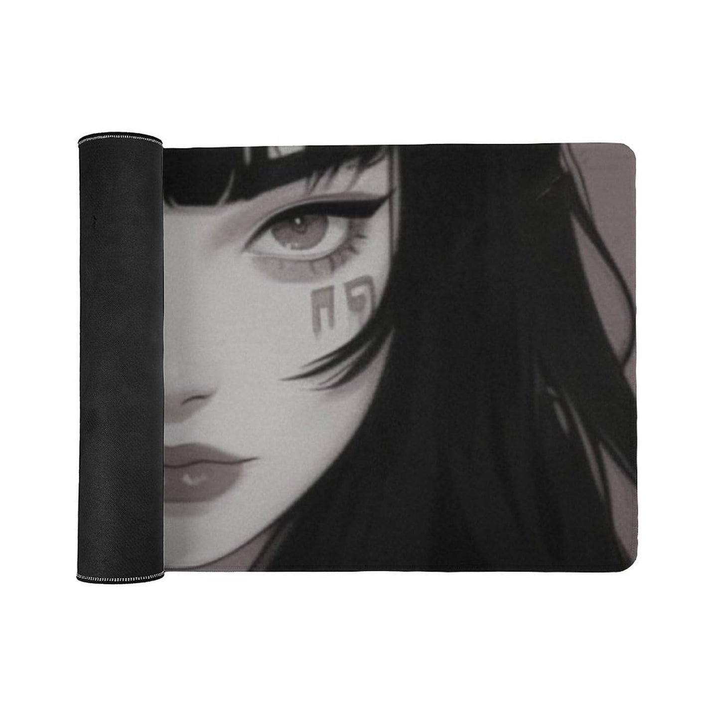 Japanese Fantasy Female Samurai Anime Girl Desk Mat