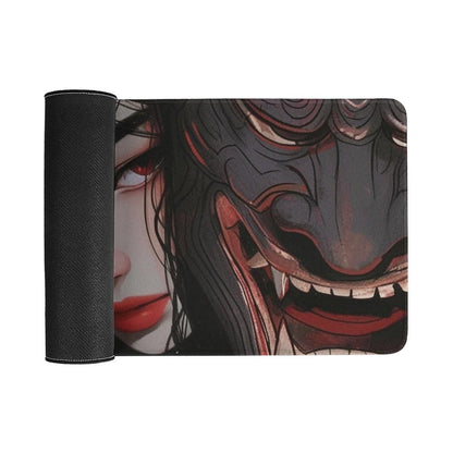 Japanese Fantasy Female Samurai Anime Girl Desk Mat