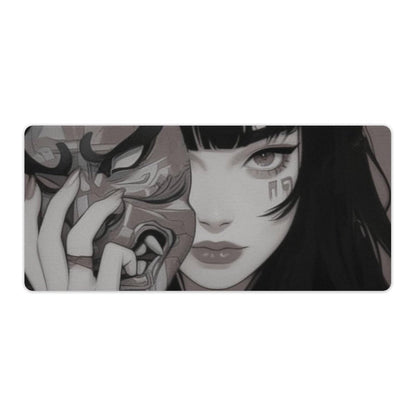 Japanese Fantasy Female Samurai Anime Girl Desk Mat