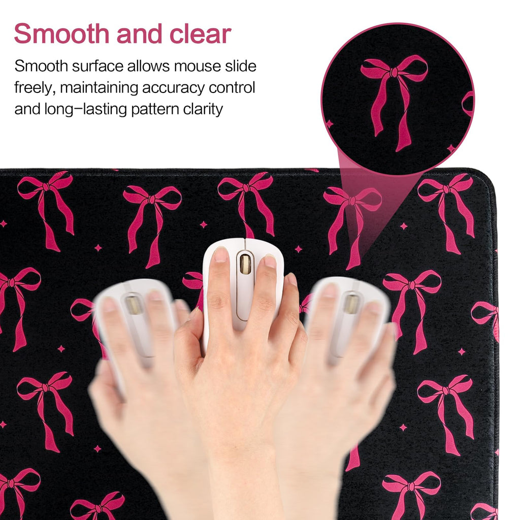 Ghost Face Inspired Desk Mat – 31.5 x 11.8in | Gothic Gaming Mouse Pad