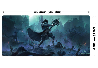 Starforge - Lumerius - Path of Exile 2 Gaming Desk Mat – Large Extended Mouse & Keyboard Pad