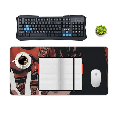 Japanese Fantasy Female Samurai Anime Girl Desk Mat