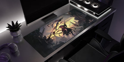 Starforge - Lumerius - Path of Exile 2 Gaming Desk Mat – Large Extended Mouse & Keyboard Pad