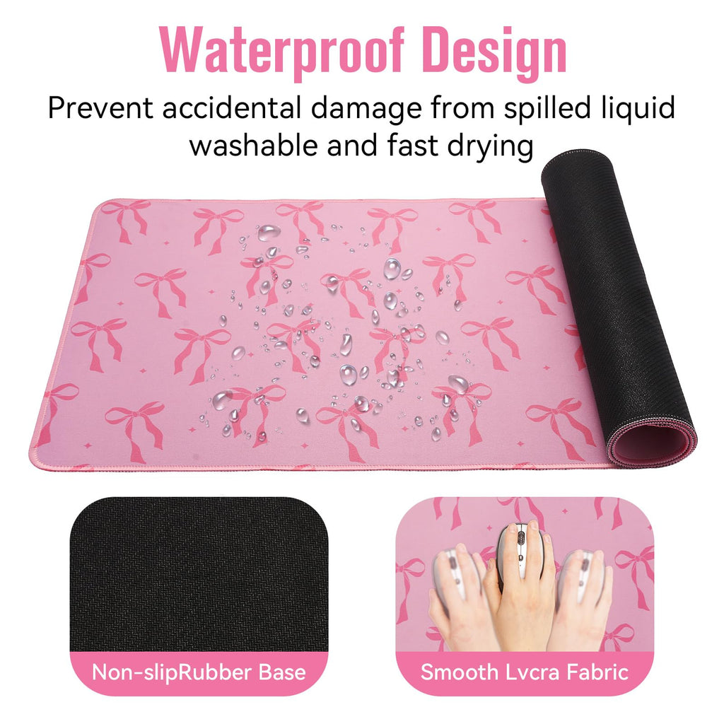 Ghost Face Inspired Desk Mat – 31.5 x 11.8in | Gothic Gaming Mouse Pad