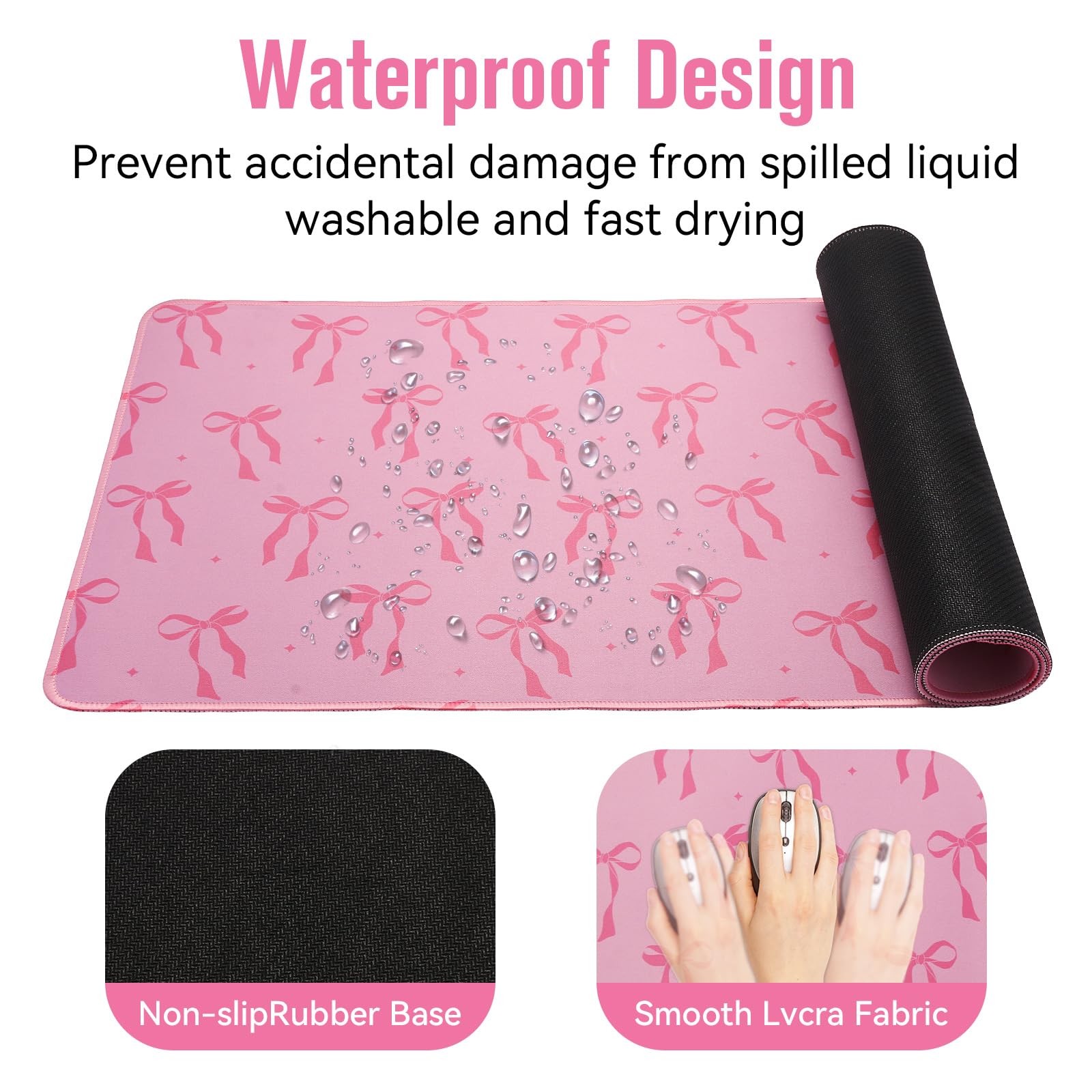Ghost Face Inspired Desk Mat – 31.5 x 11.8in | Gothic Gaming Mouse Pad