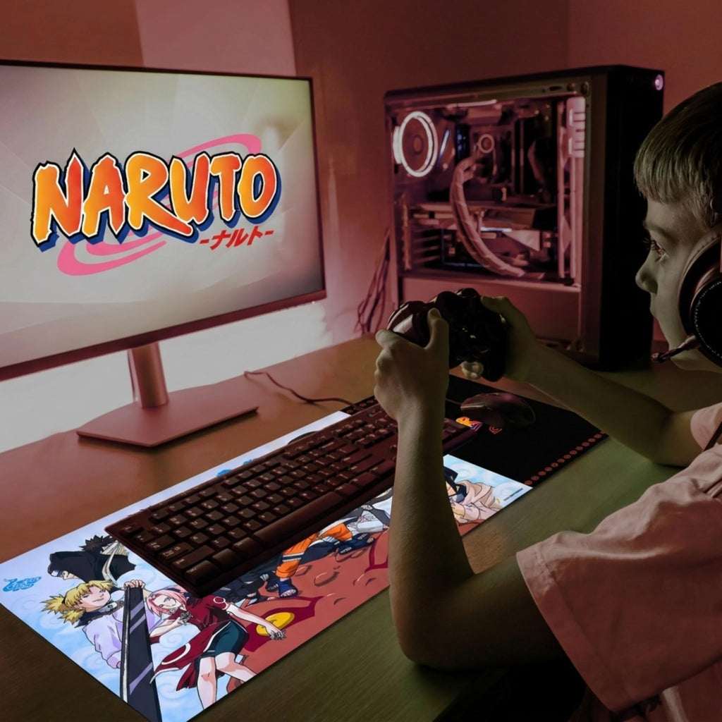Solo Leveling Extended XL Computer Desk Mat, Culture Fly Large Gaming Mouse Pad (31" x 15") -