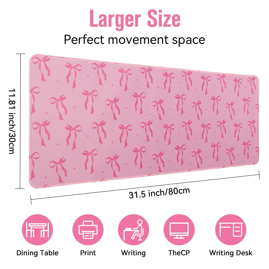 Ghost Face Inspired Desk Mat – 31.5 x 11.8in | Gothic Gaming Mouse Pad