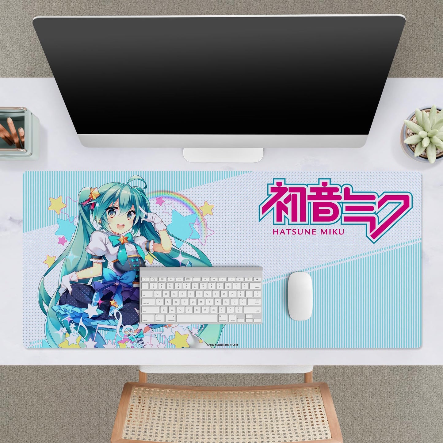 Hatsune Miku Officially Licensed Gaming Desk Mat – Head Case Designs