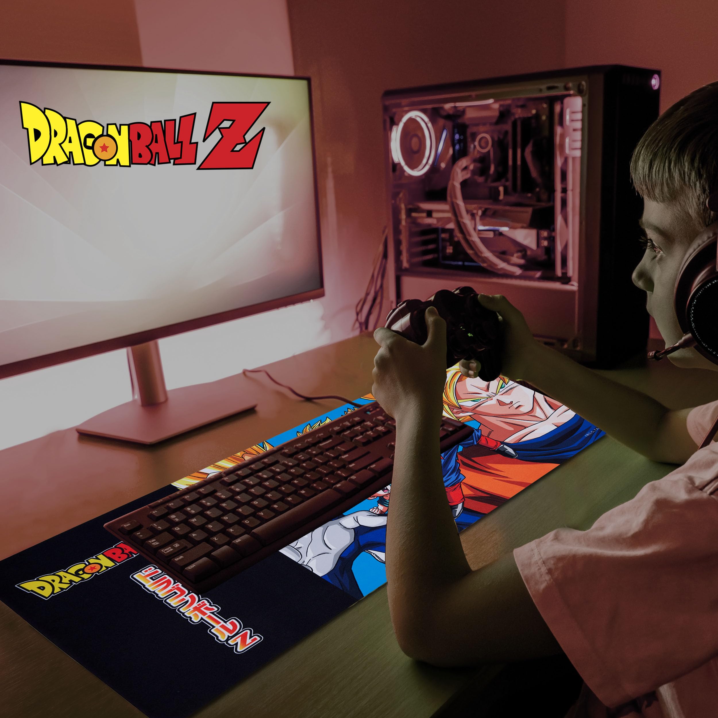Solo Leveling Extended XL Computer Desk Mat, Culture Fly Large Gaming Mouse Pad (31" x 15") -