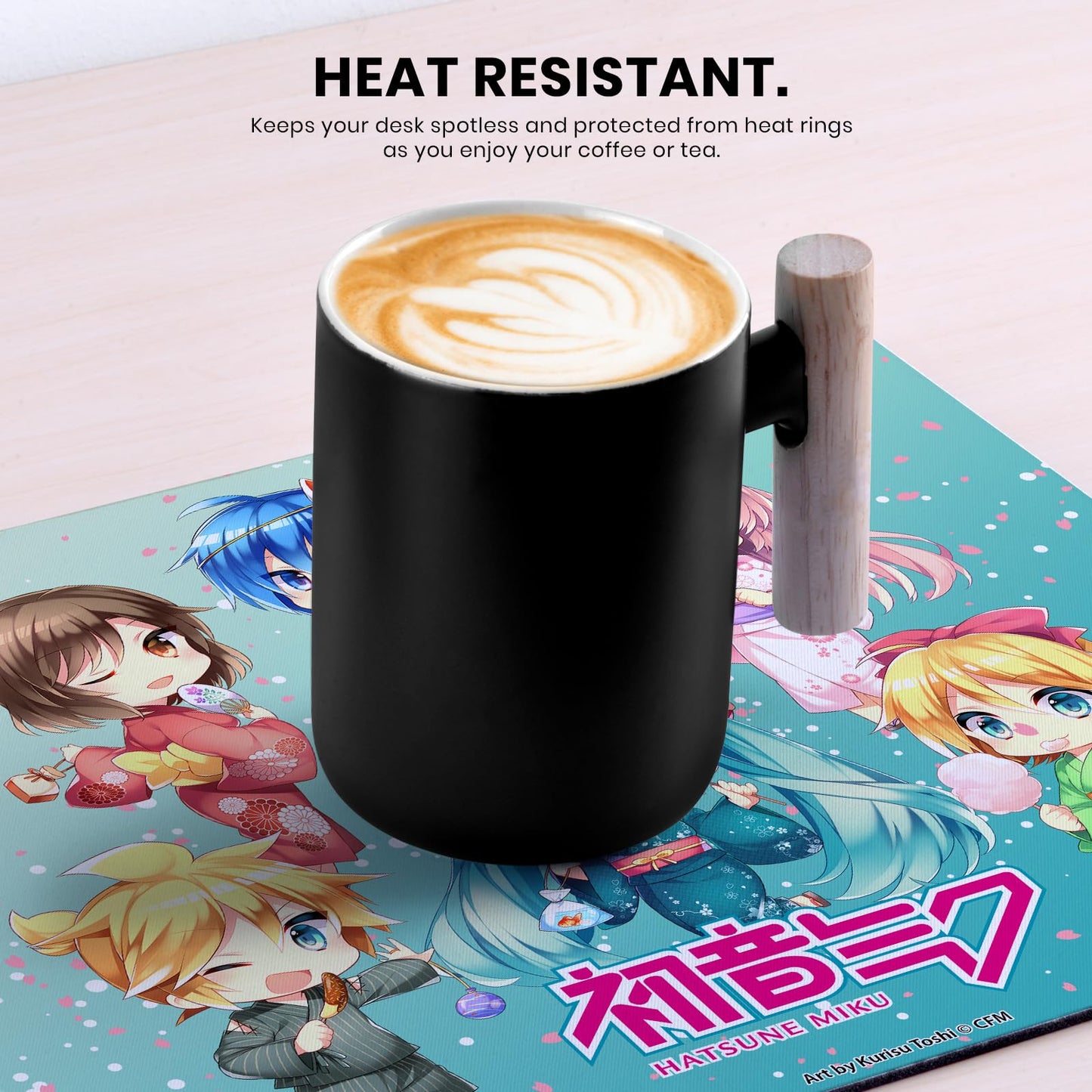 Hatsune Miku Officially Licensed Gaming Desk Mat – Head Case Designs