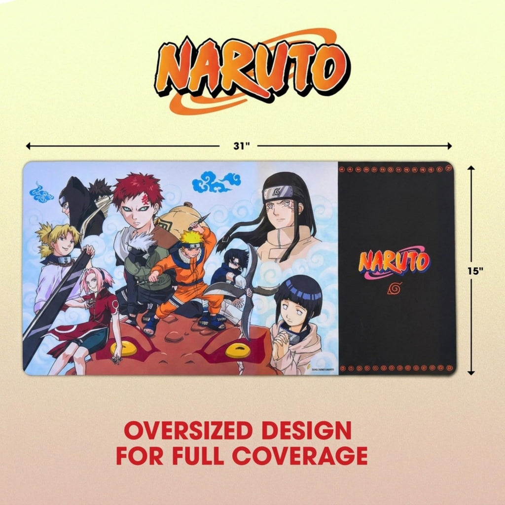Solo Leveling Extended XL Computer Desk Mat, Culture Fly Large Gaming Mouse Pad (31" x 15") -