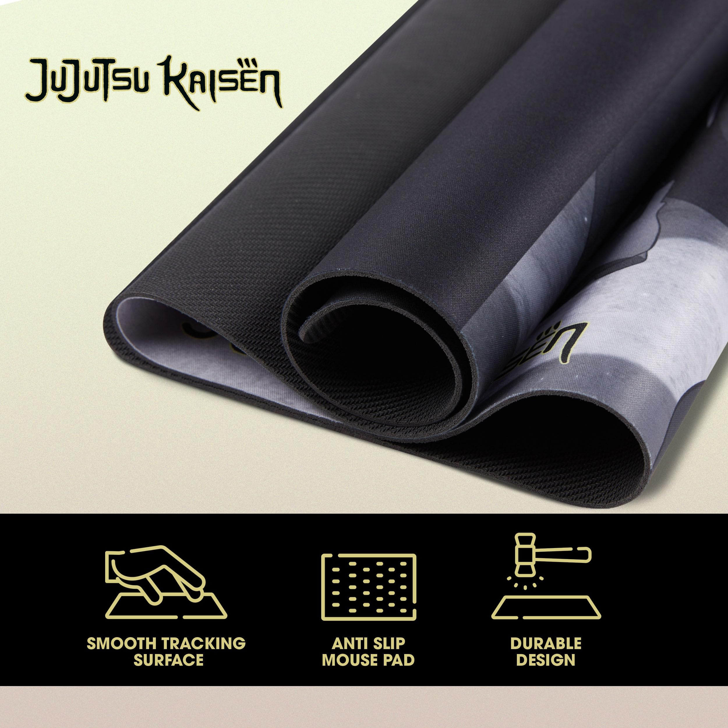 Solo Leveling Extended XL Computer Desk Mat, Culture Fly Large Gaming Mouse Pad (31" x 15") -