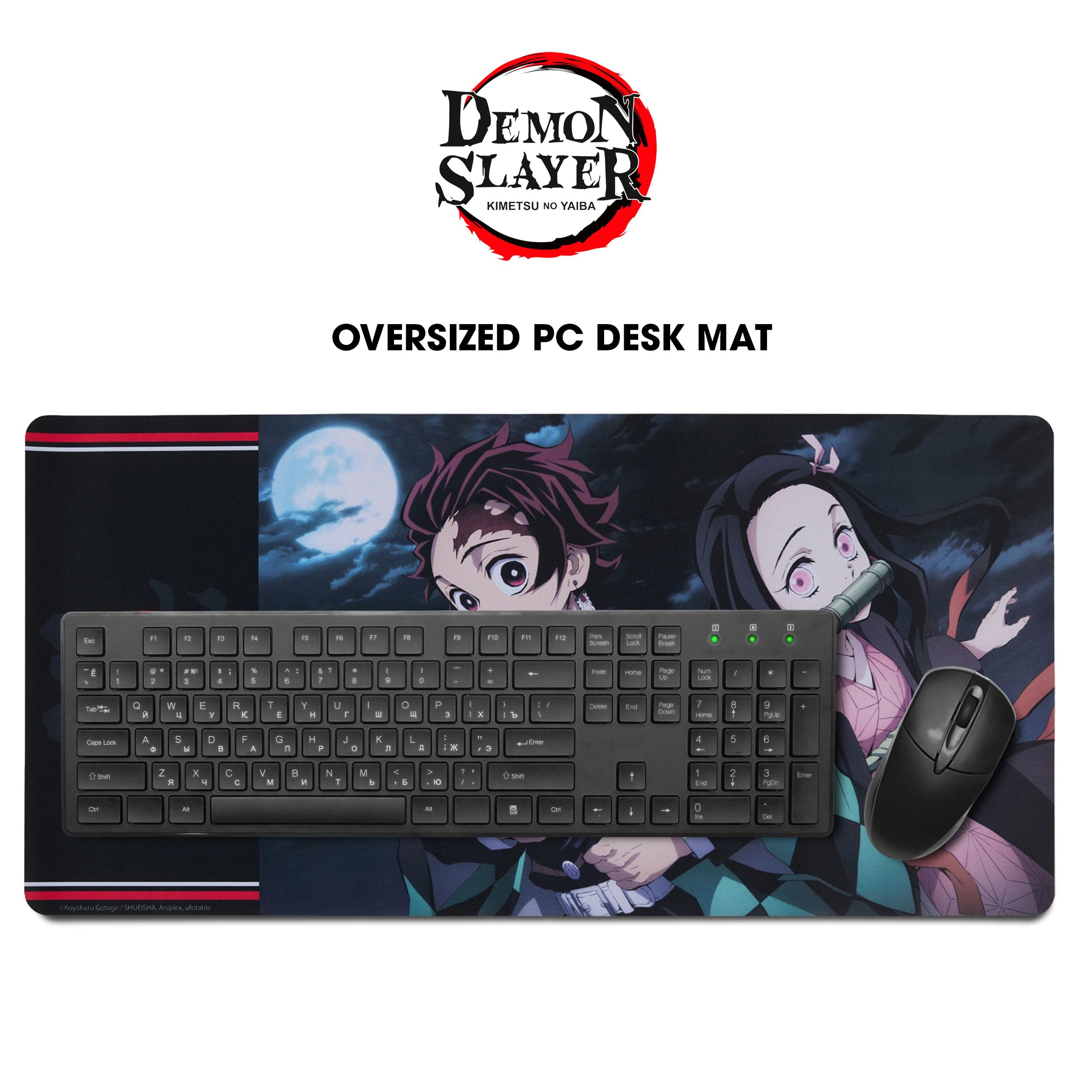 Solo Leveling Extended XL Computer Desk Mat, Culture Fly Large Gaming Mouse Pad (31" x 15") -