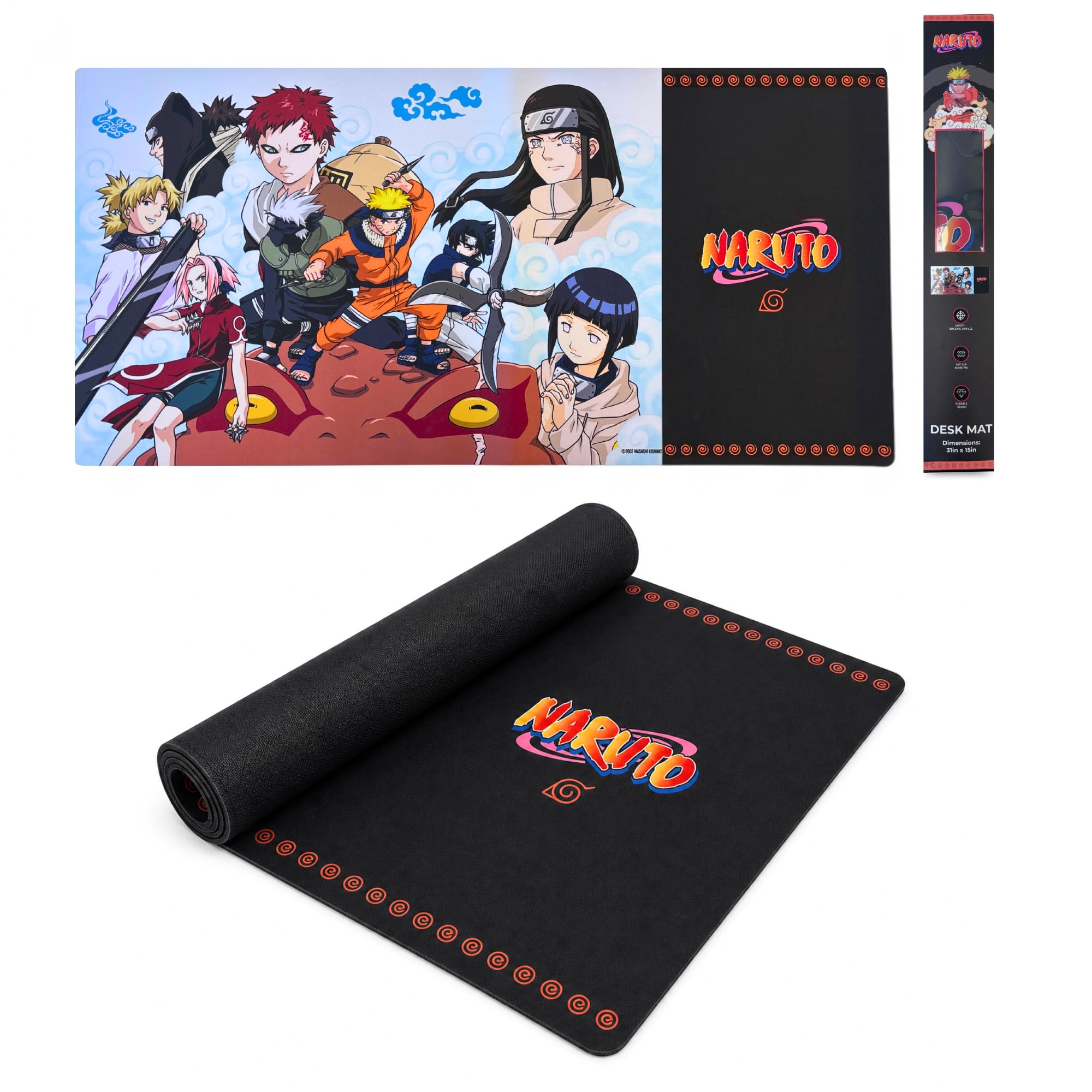Solo Leveling Extended XL Computer Desk Mat, Culture Fly Large Gaming Mouse Pad (31" x 15") -