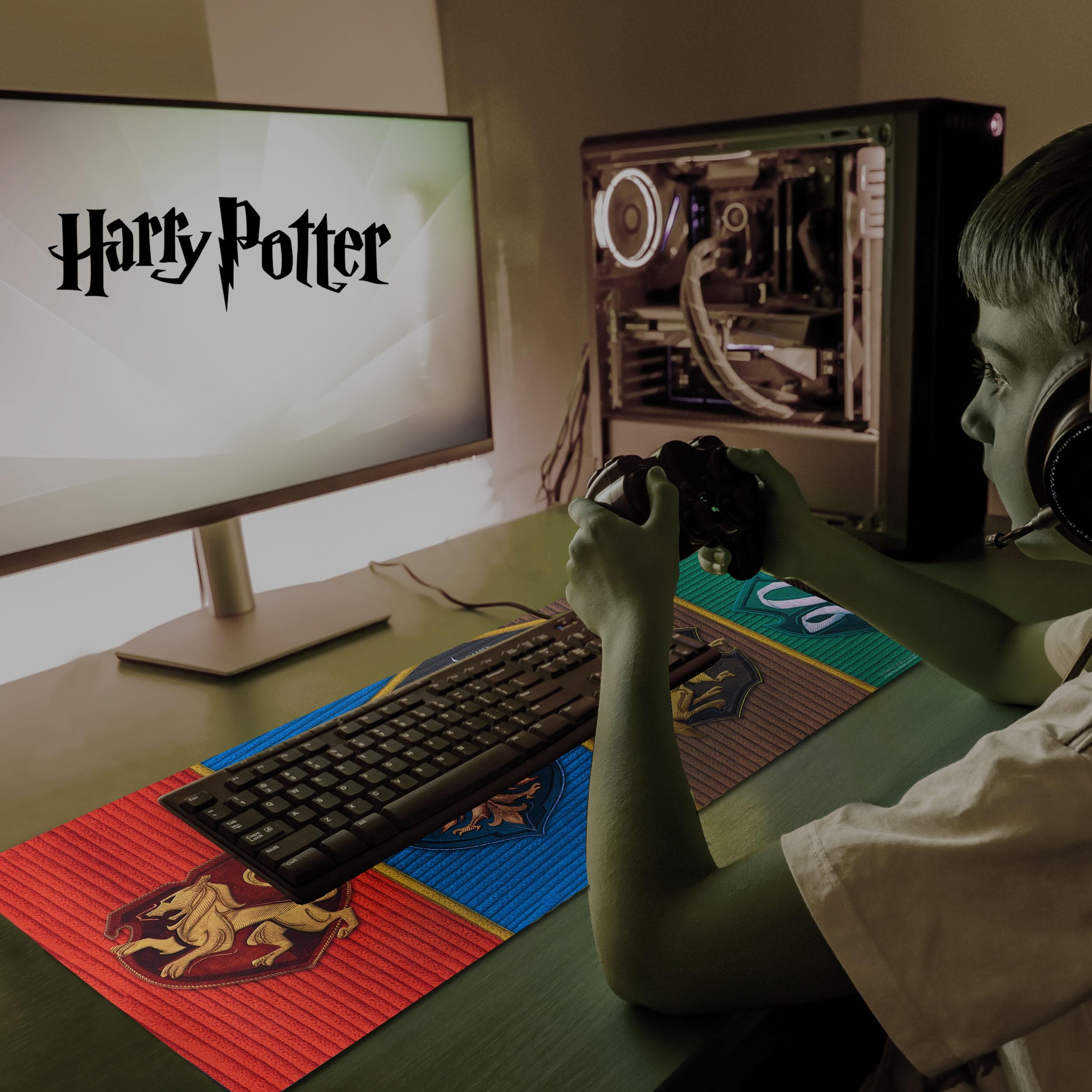 Solo Leveling Extended XL Computer Desk Mat, Culture Fly Large Gaming Mouse Pad (31" x 15") -
