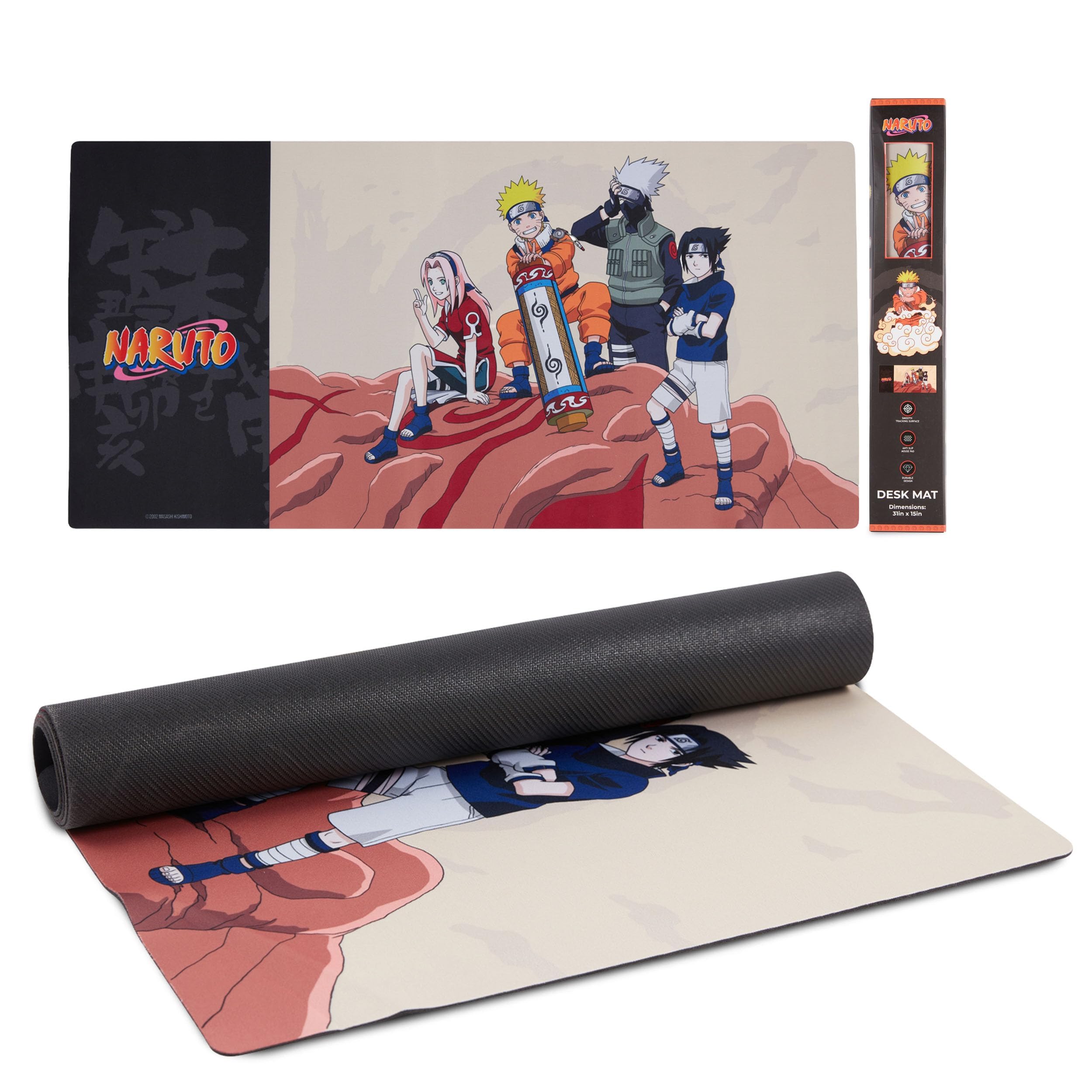 Solo Leveling Extended XL Computer Desk Mat, Culture Fly Large Gaming Mouse Pad (31" x 15") -