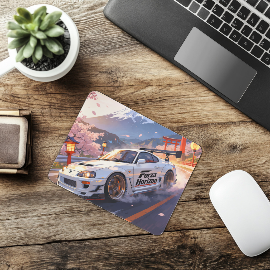 Forza Horizon Racing Mouse Pad - Japanese Drift Art Desk Mat