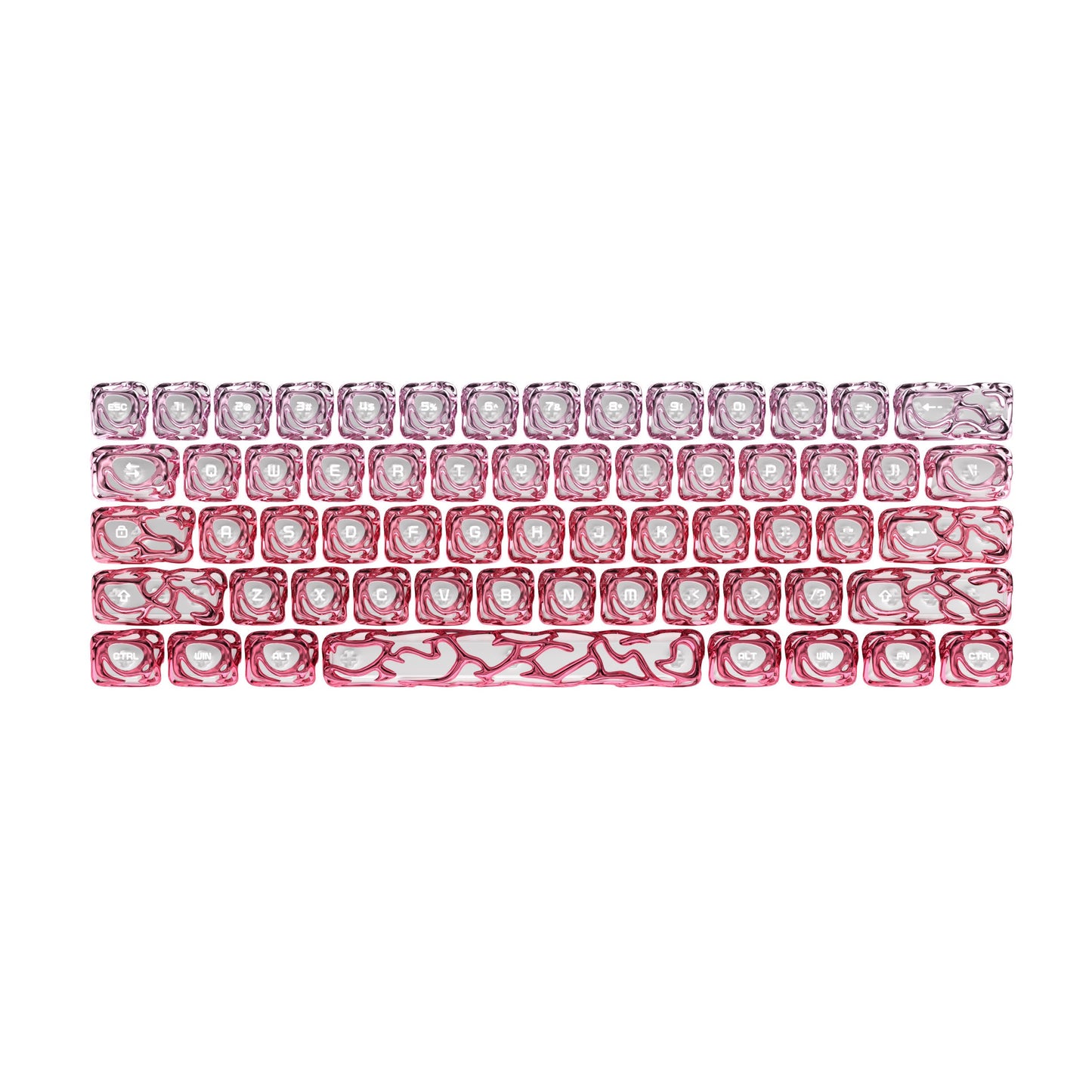 XVX Venom Themed Liquid Metallic Electroplating ABS+PC Keycap Set