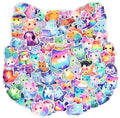 100Pcs Starry Cat Stickers for Laptop