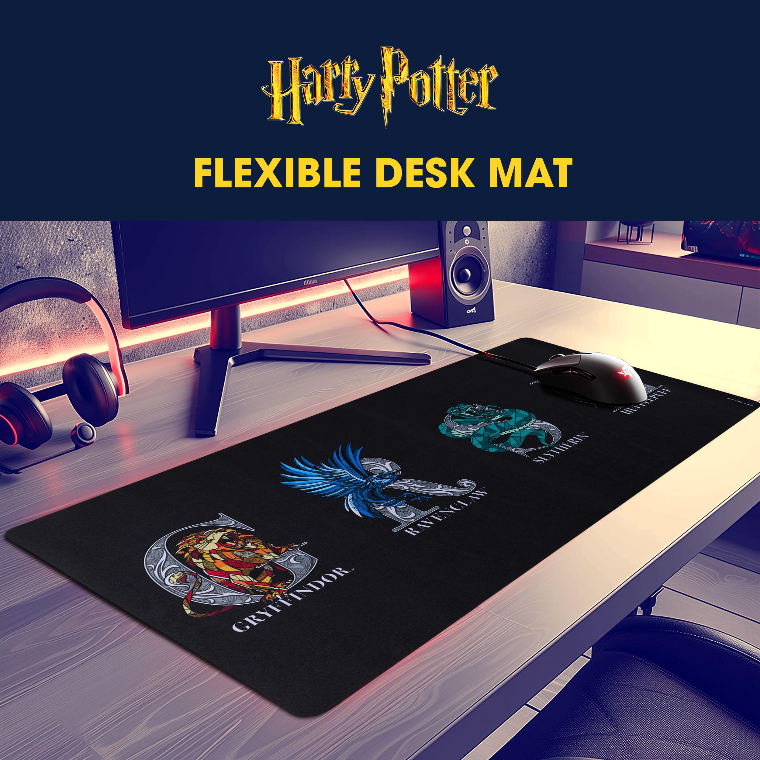 Solo Leveling Extended XL Computer Desk Mat, Culture Fly Large Gaming Mouse Pad (31" x 15") -