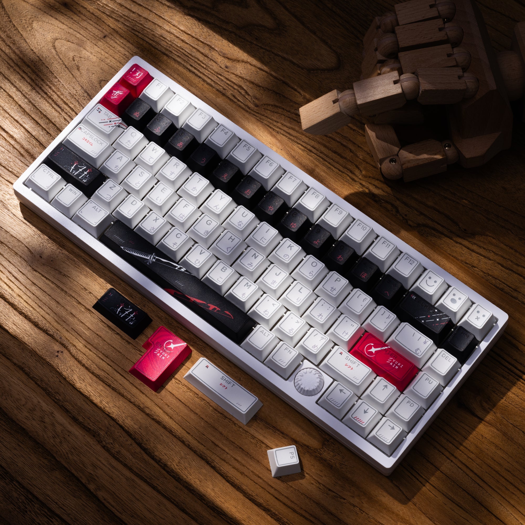 XVX PRISM Shine-Through Double-Shot Cherry Profile 142-Key PBT Keycap Set