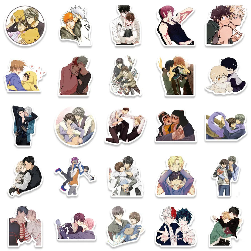Boys Love Anime Sticker Pack