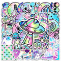 Holographic Alien Space Sticker Pack