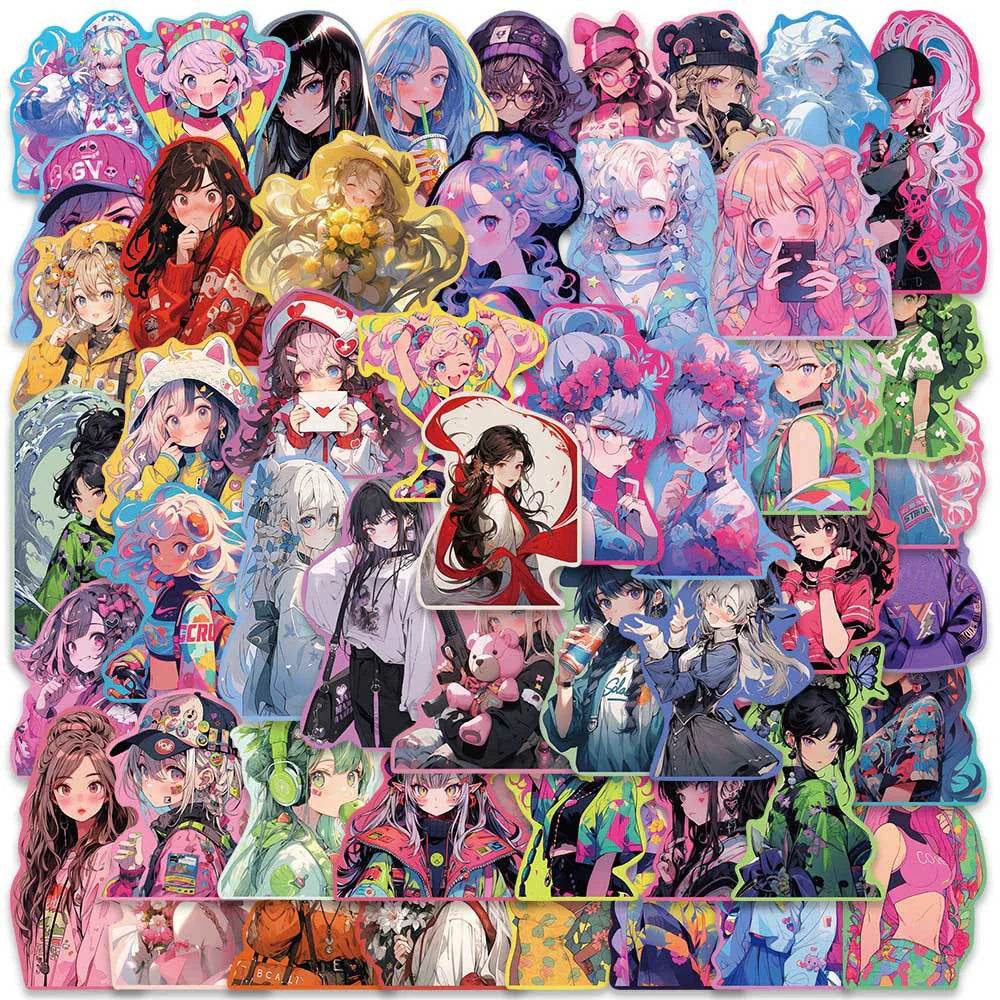 Kawaii Anime Girl Sticker Pack