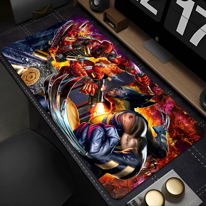Deadpool Marvel Mouse Pad – XXL Gaming Desk Mat (900x400)
