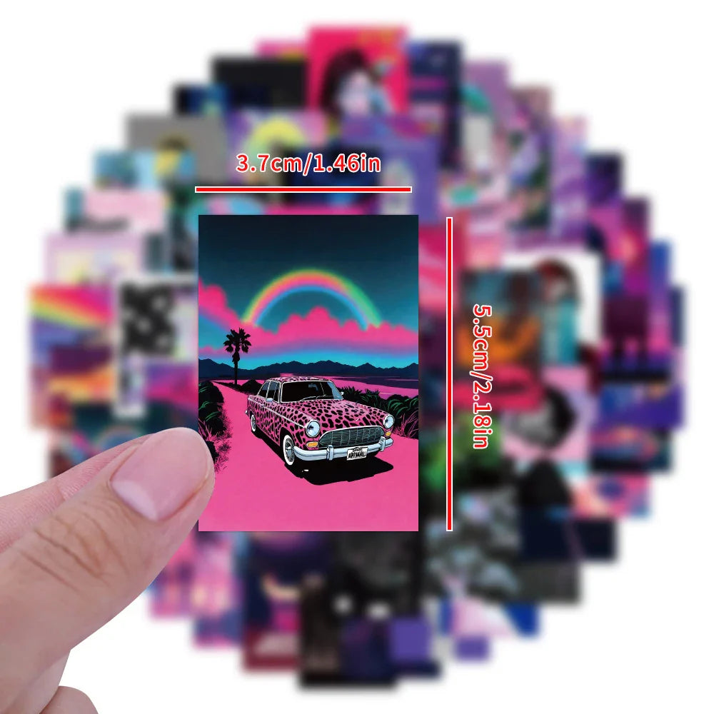Synthwave Vaporwave Sticker Pack