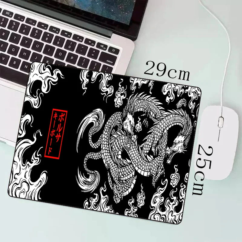 Japanese Dragon Anime Mouse Pad – XXL Gaming Desk Mat (900x400)