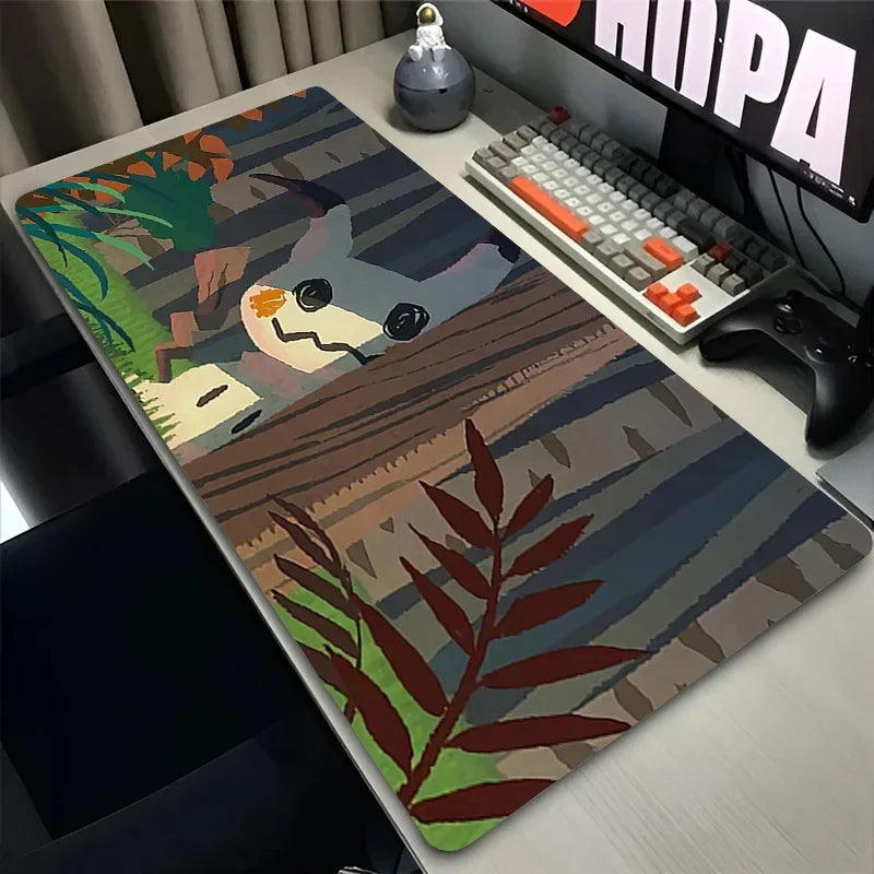 Mimikyu Pocket Monster Mouse Pad – Extended Gaming Desk Mat