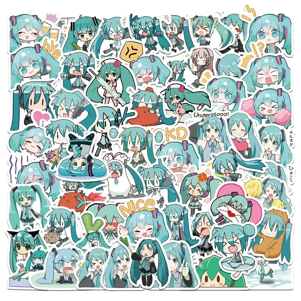 Hatsune Miku Kawaii Sticker Pack (65pc)
