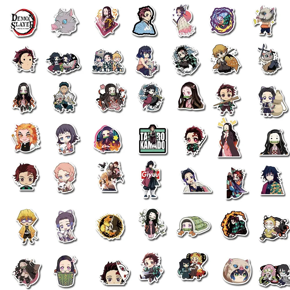 Demon Slayer Anime Sticker Pack