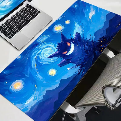 Pokémon Gengar Extended Gaming Desk Mat – Stitched Edges