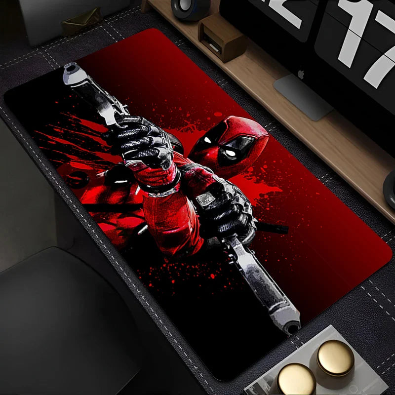 Deadpool Marvel Mouse Pad – XXL Gaming Desk Mat (900x400)