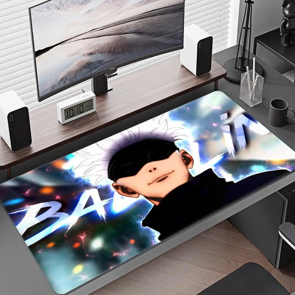 Satoru Gojo Mouse Pad – Anime Gaming Desk Mat (Black Series III)