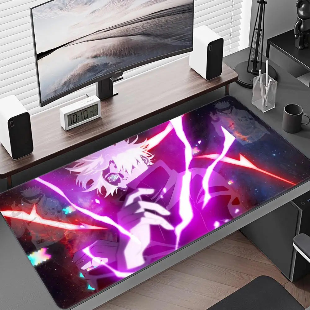 Satoru Gojo Mouse Pad – Anime Gaming Desk Mat (Black Series III)