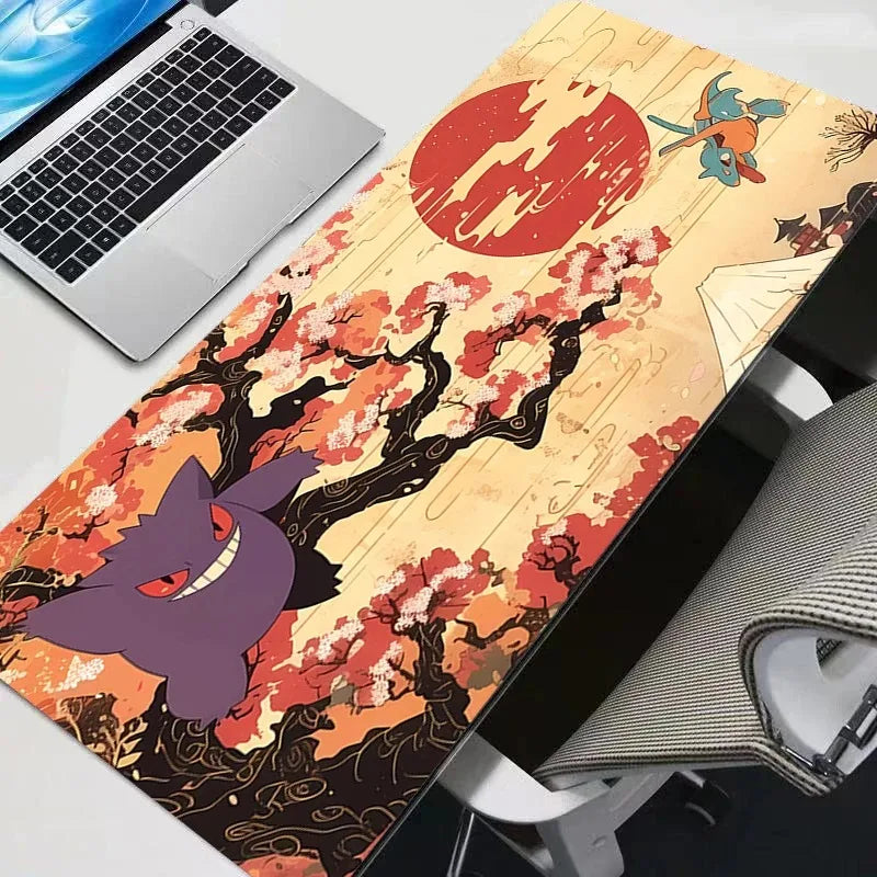 Pokémon Gengar Extended Gaming Desk Mat – Stitched Edges