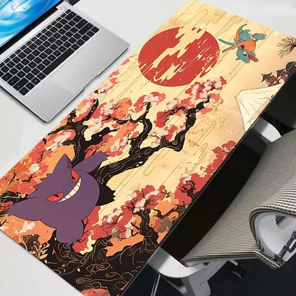 Pokémon Gengar Extended Gaming Desk Mat – Stitched Edges