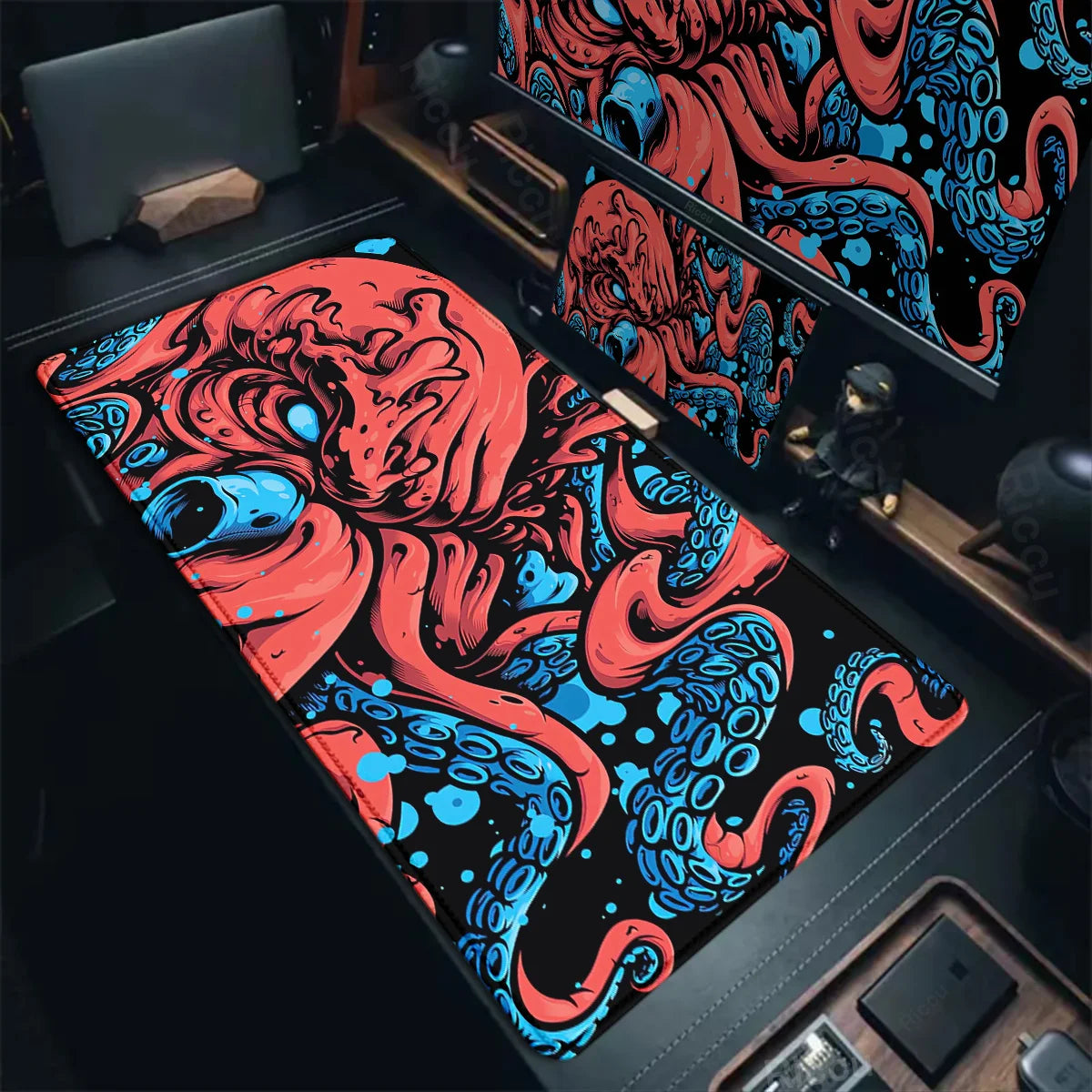 Octopus Monster Mouse Pad – XXL Gaming Desk Mat