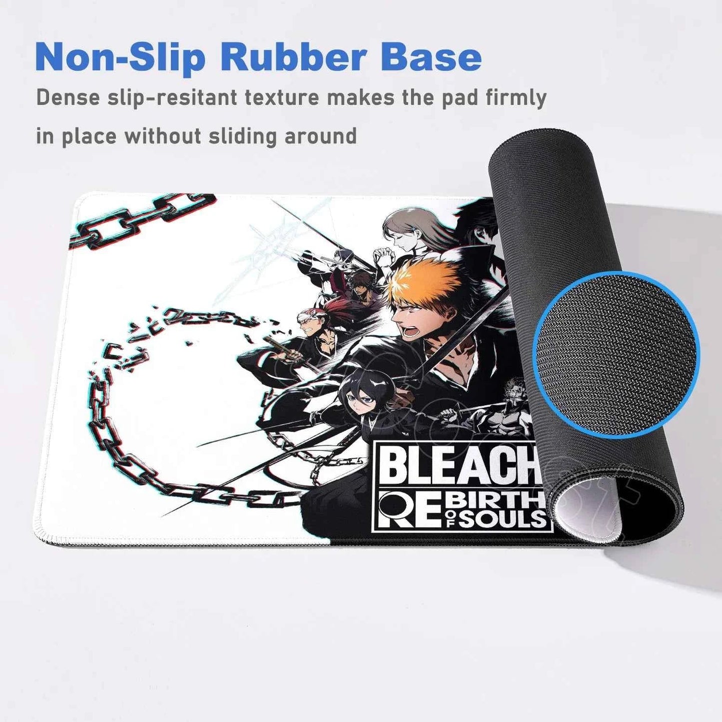 Bleach Anime Gaming Desk Mat – Large Keyboard & Mouse Pad