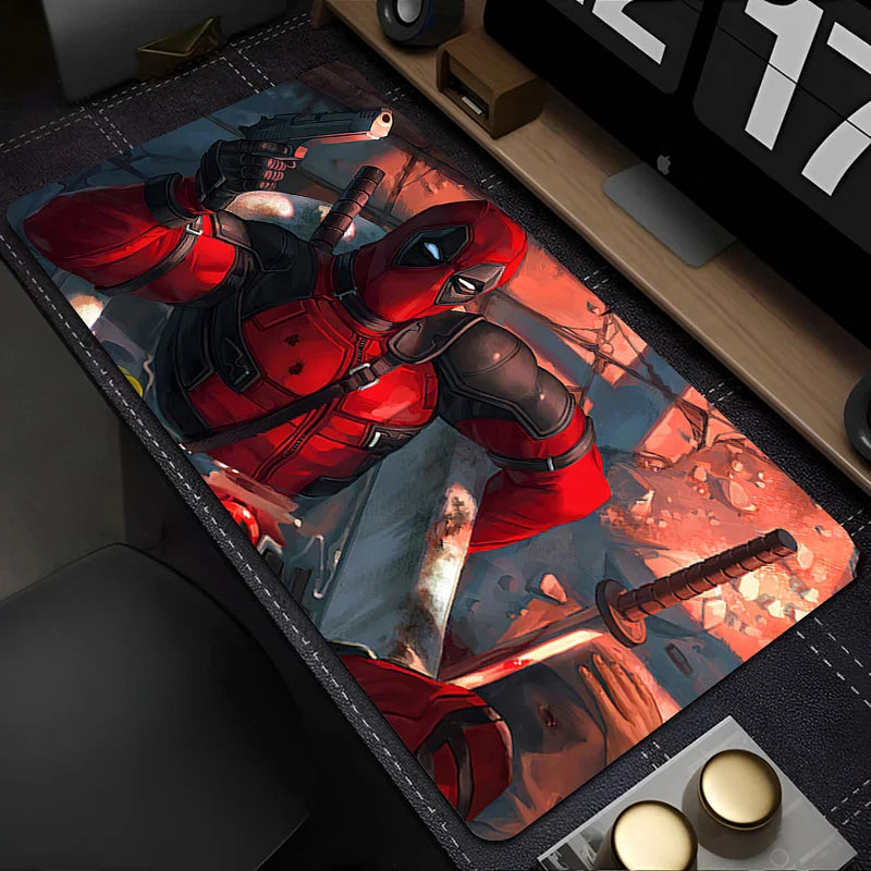 Deadpool Marvel Mouse Pad – XXL Gaming Desk Mat (900x400)