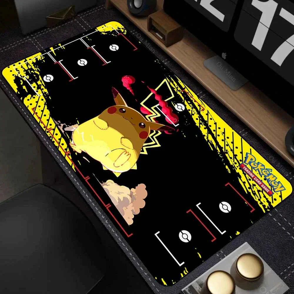 Pikachu Pocket Monster Leather Mouse Pad – Large Gaming Desk Mat