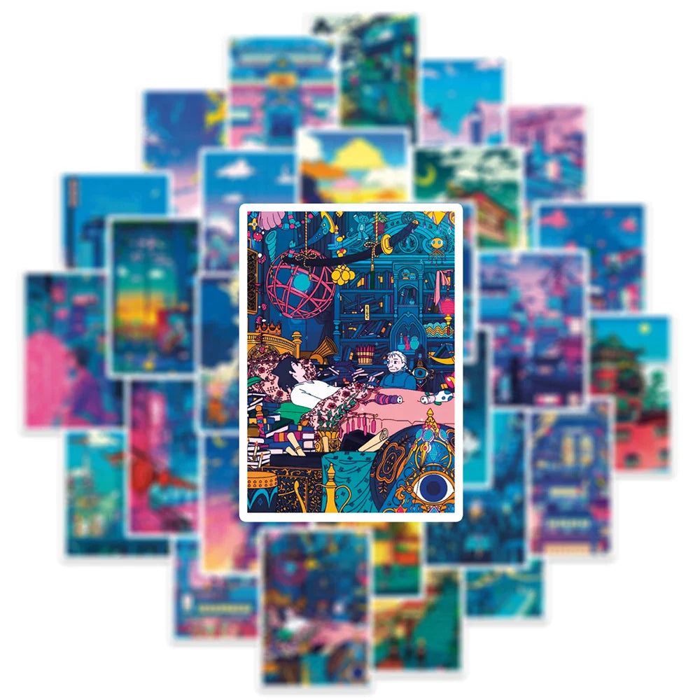 Aesthetic Night City Sticker Pack