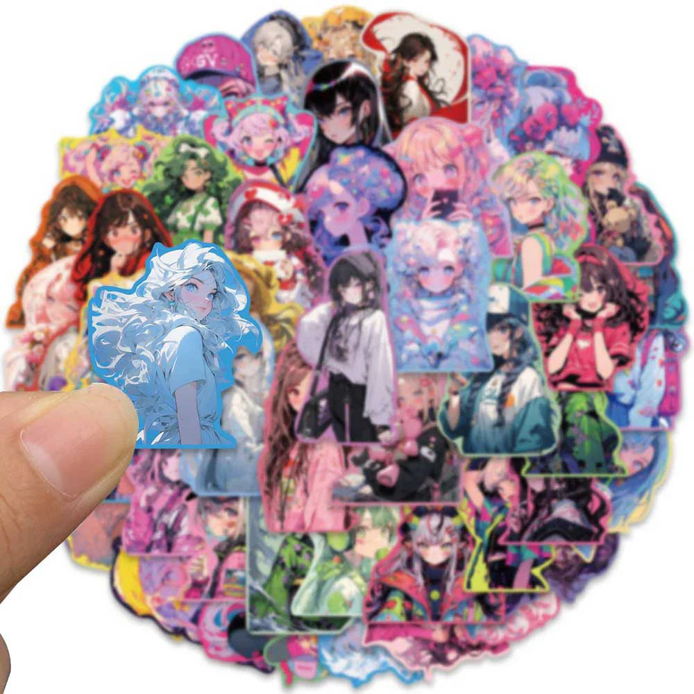 Kawaii Anime Girl Sticker Pack