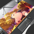 Snorlax Pocket Monster Mouse Pad – Large Kawaii Gaming Desk Mat